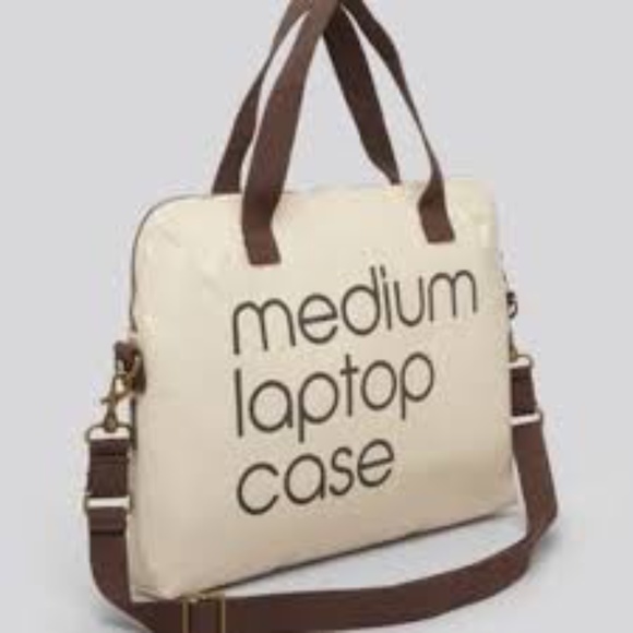 Bloomingdales  Little brown bag style Medium Laptop Case - Picture 2 of 9